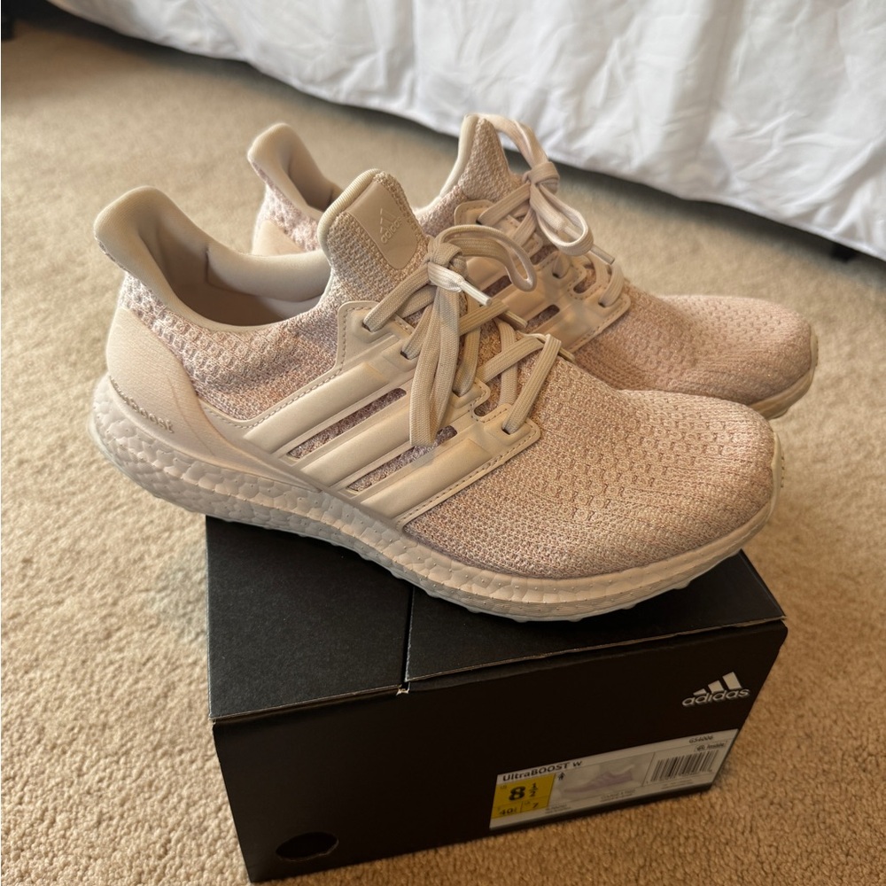 adidas Women's Sneakers in Light Pink/Cream